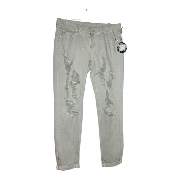 ARTICLES OF SOCIETY Grey Distressed Boyfriend Jeans - Picture 2 of 11